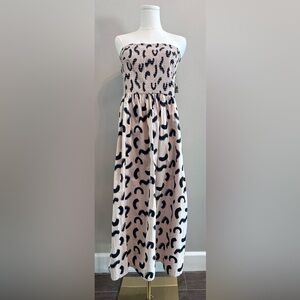 A NEW DAY Black and Cream Patterned Dress NWT